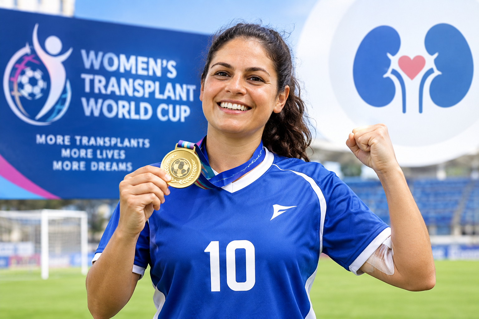 Kidney Transplant Patient Makes History at the Women’s Transplant World Cup